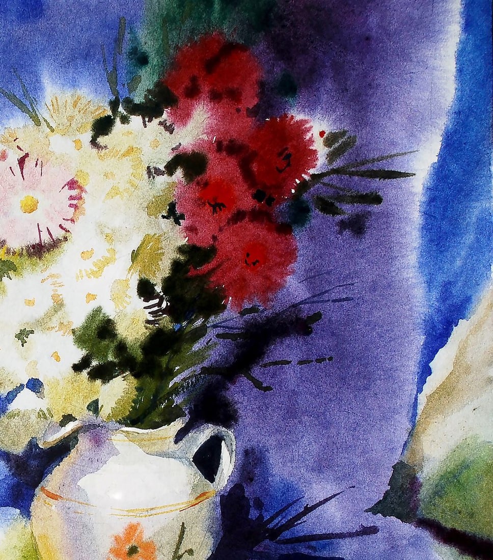 Watercolor painting Still life Egor Ktpatunov - 4