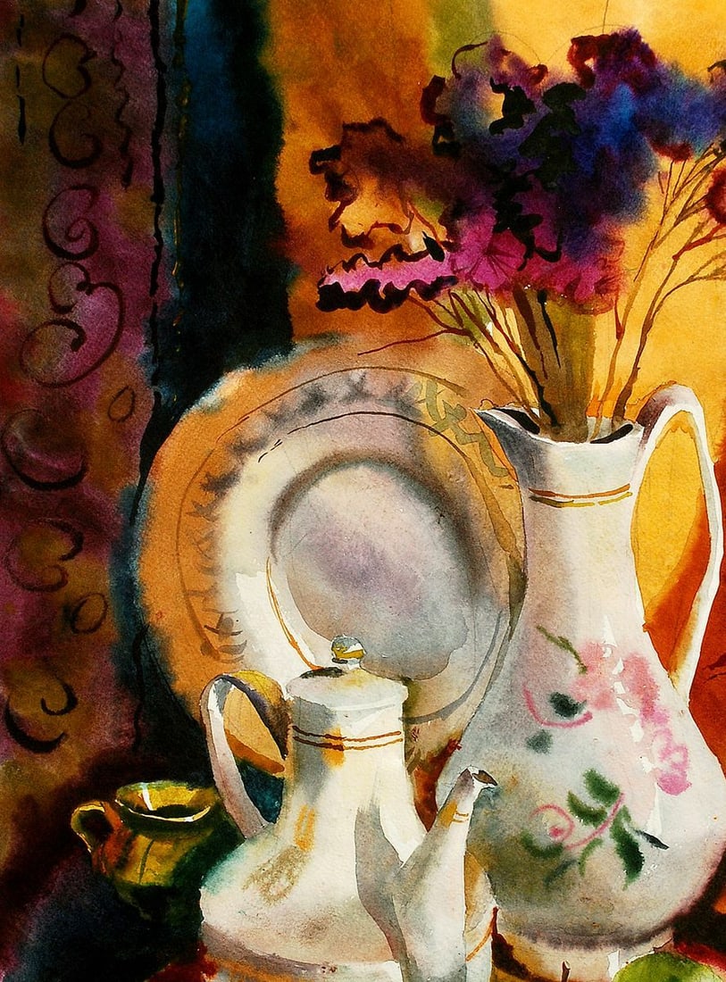 Watercolor painting Still life Egor Ktpatunov - 2