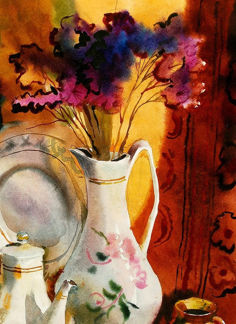 Watercolor painting Still life Egor Ktpatunov - 3
