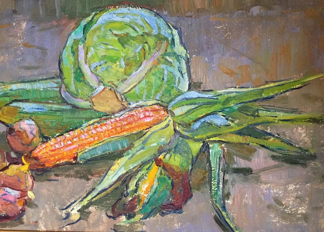 Oil painting Still life with corn Chehodar Vasyl - 2