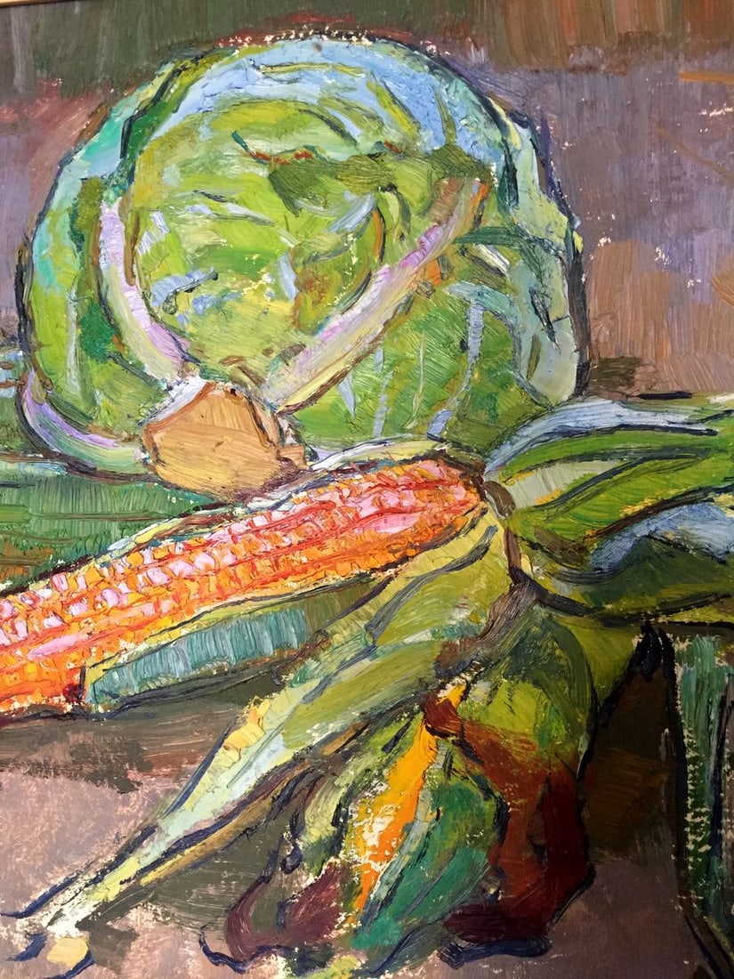 Oil painting Still life with corn Chehodar Vasyl - 5
