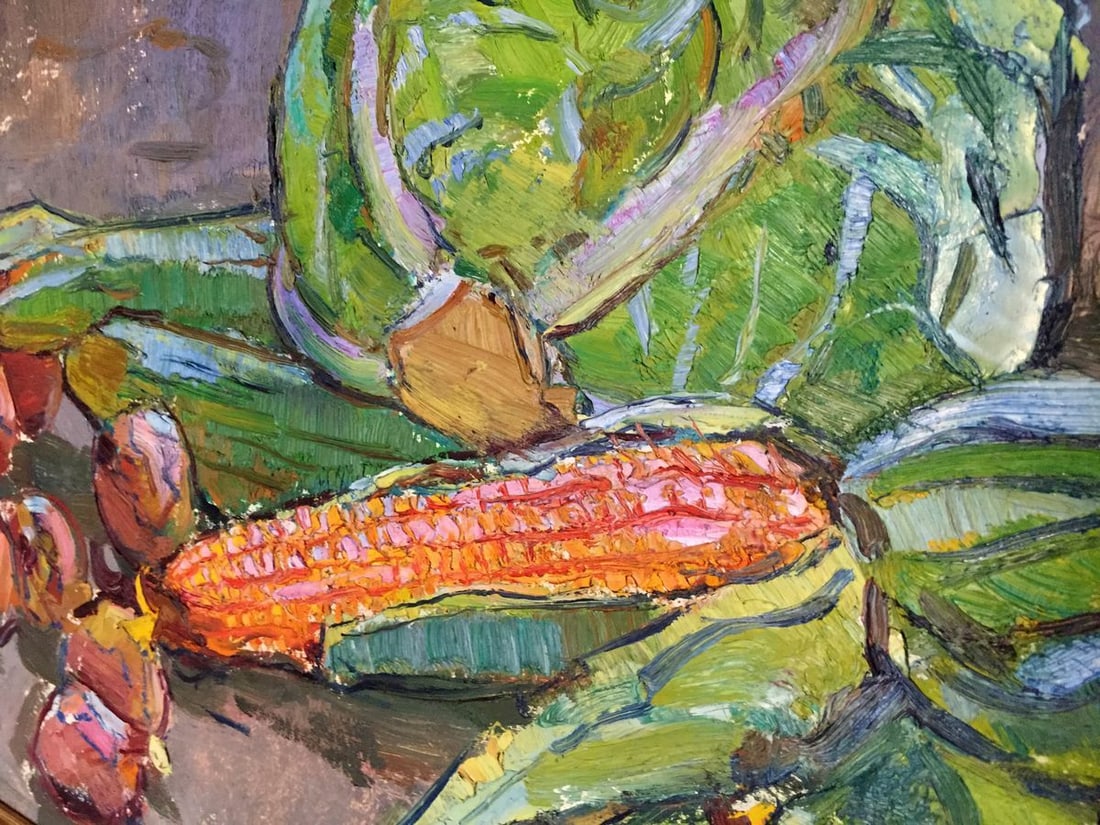 Oil painting Still life with corn Chehodar Vasyl - 7