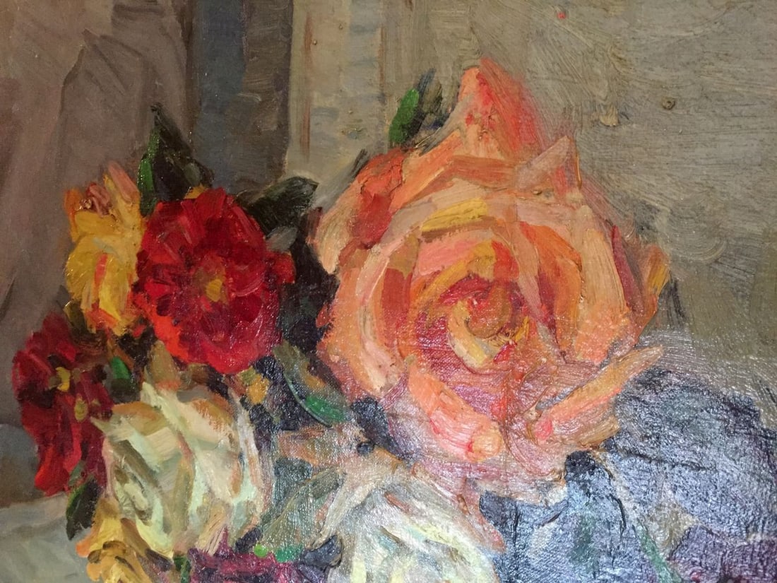 Oil painting Roses Kolomoitsev Petr Mikhailovich - 7