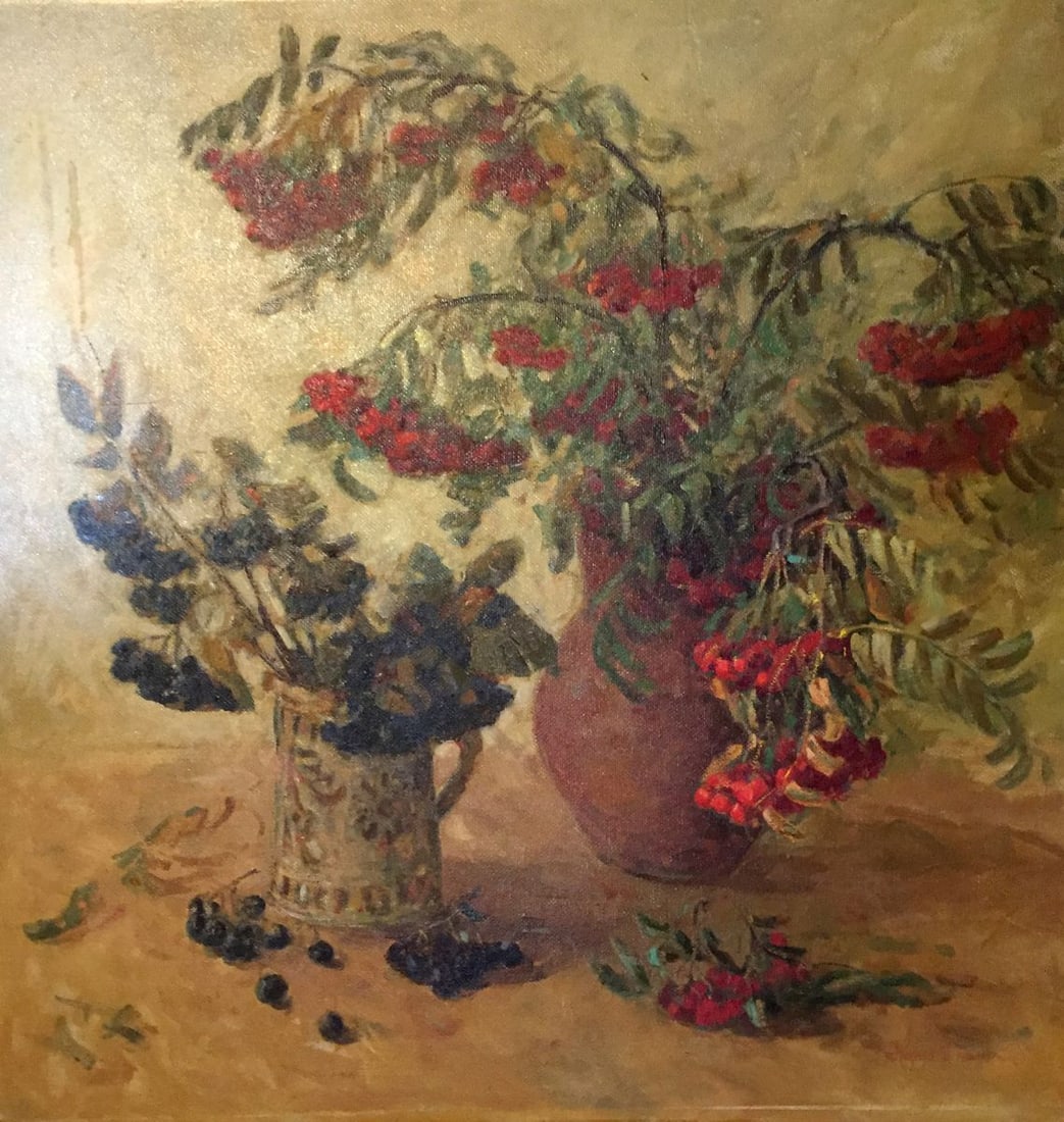 Oil painting Konstantin Kuzmich Kamyshny Rowan (1 of 8)
