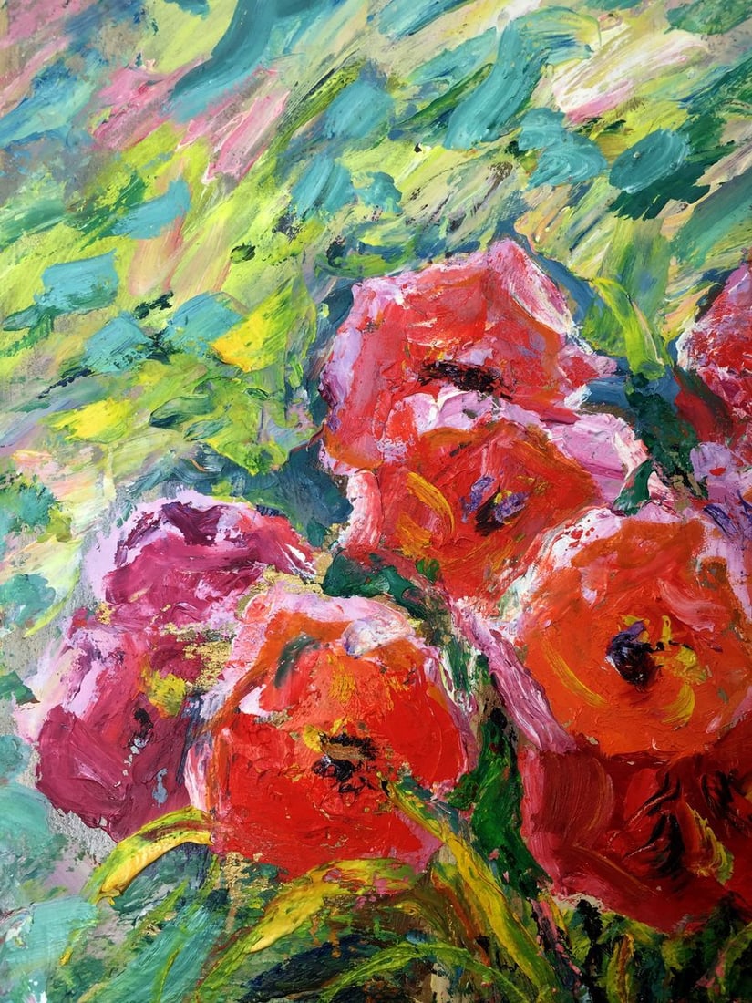 Oil painting Still life original painter picture - 4