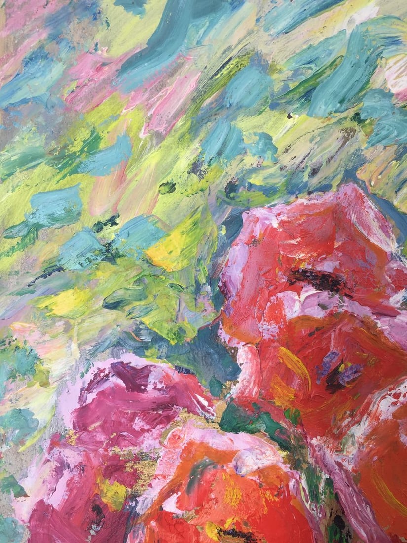 Oil painting Still life original painter picture - 9