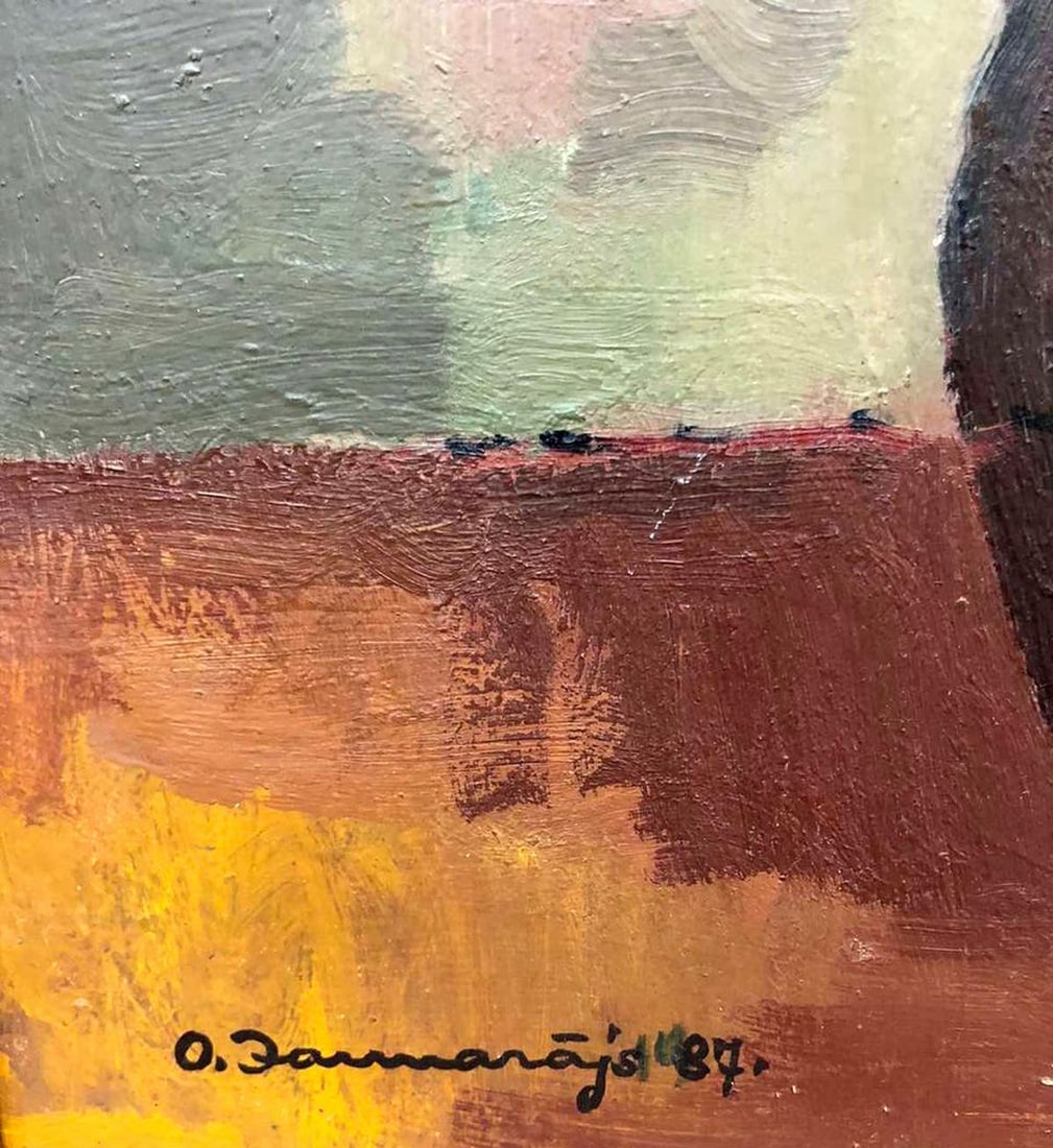 Oil painting Flowers Olgert Jaunarais - 2