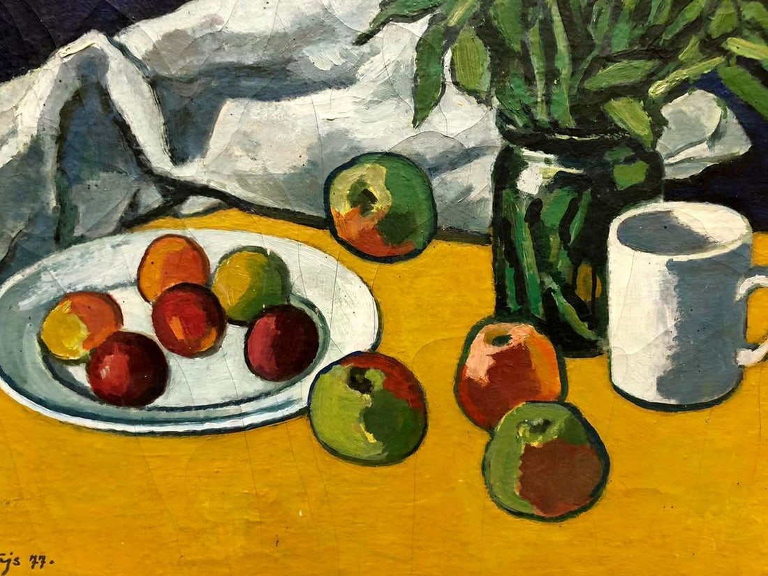 Oil painting Still Life with Flowers Olgert Jaunarais - 3