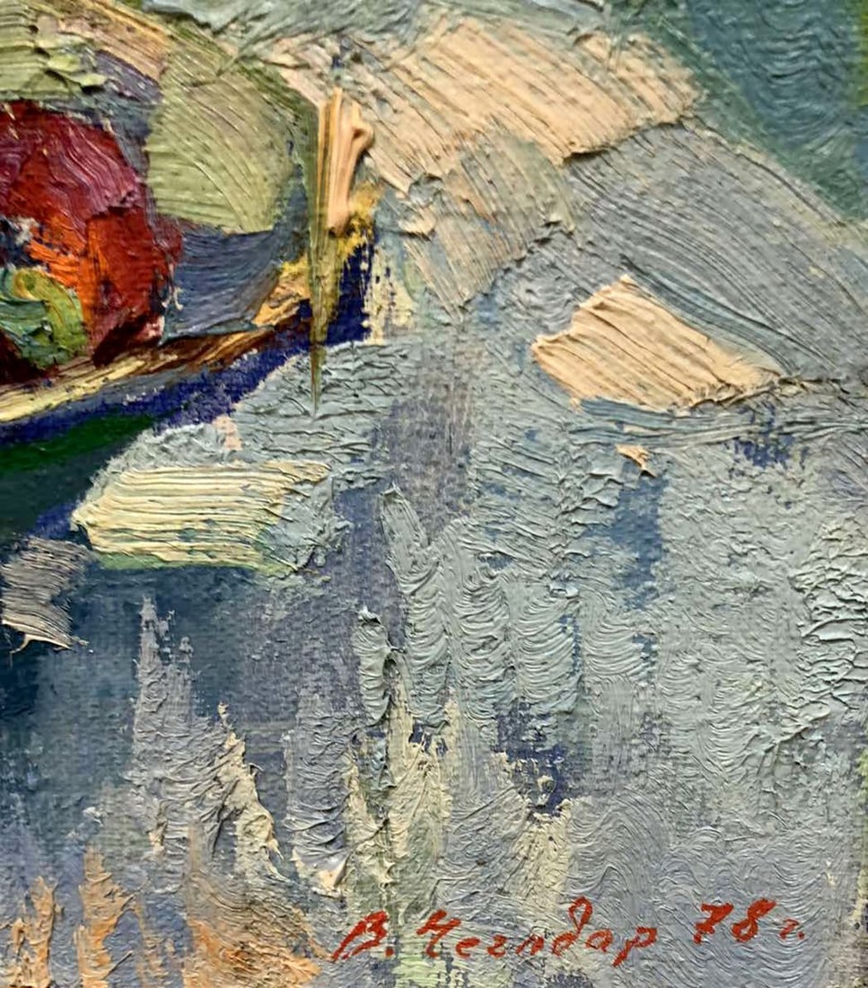 Oil painting Still life with strawberries Chehodar Vasyl - 2