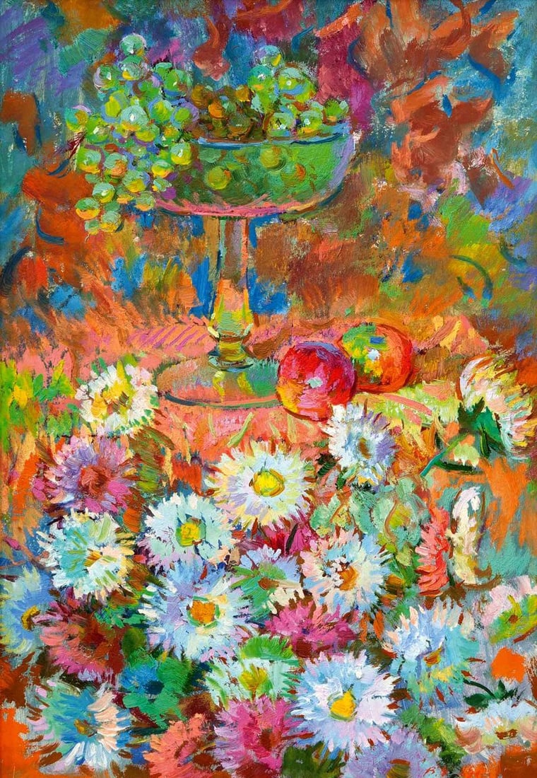 Oil painting Autumn bouquet Chehodar Vasyl