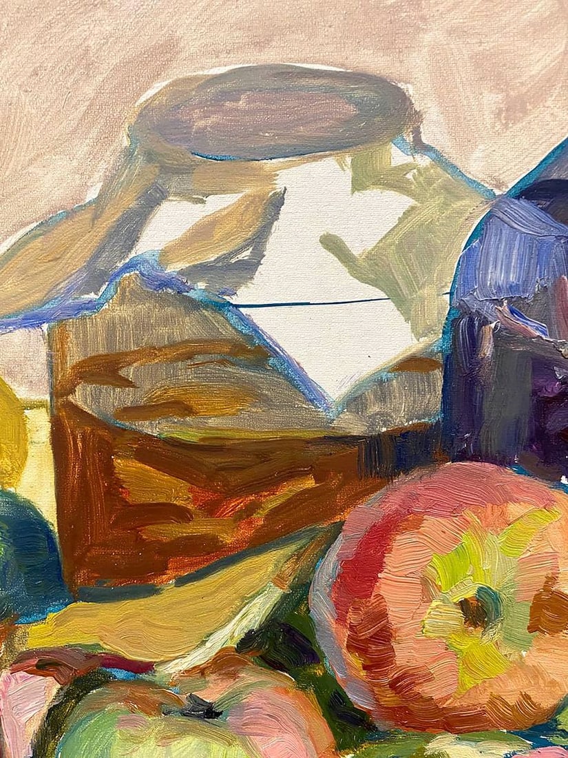 Oil painting Apples Unknown artist - 3