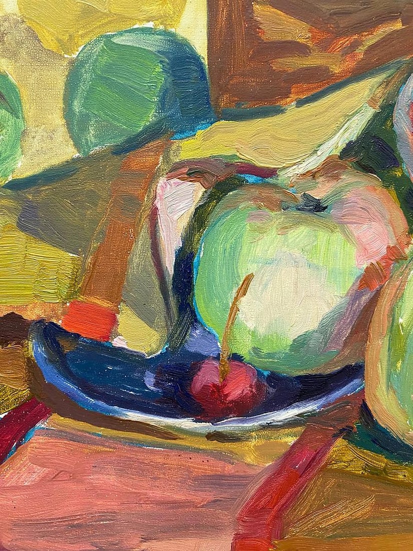 Oil painting Apples Unknown artist - 5
