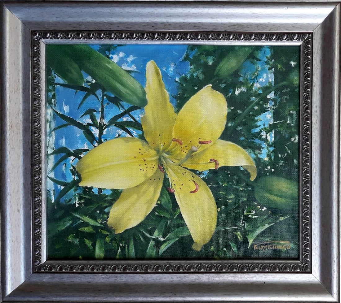 Oil painting Day-lily Korkishko Vasily (1 of 6)