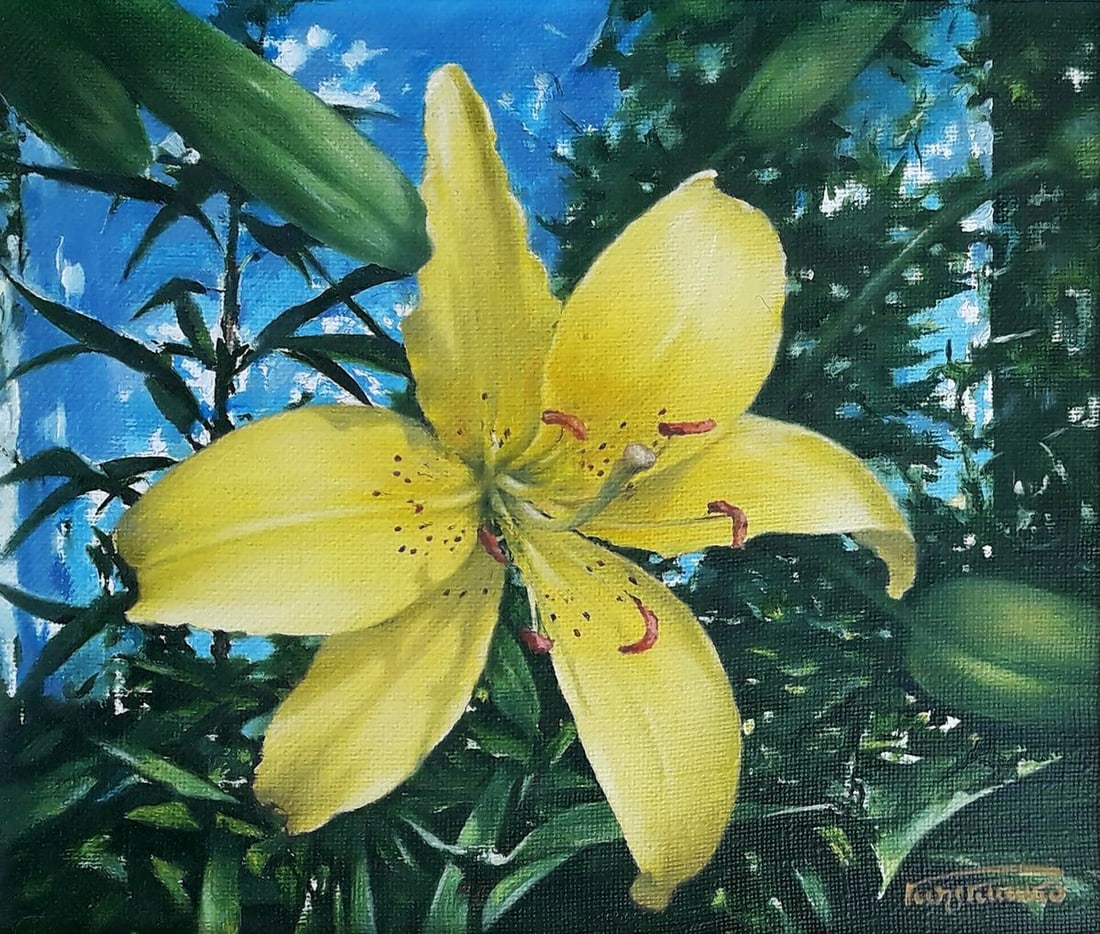Oil painting Day-lily Korkishko Vasily - 2