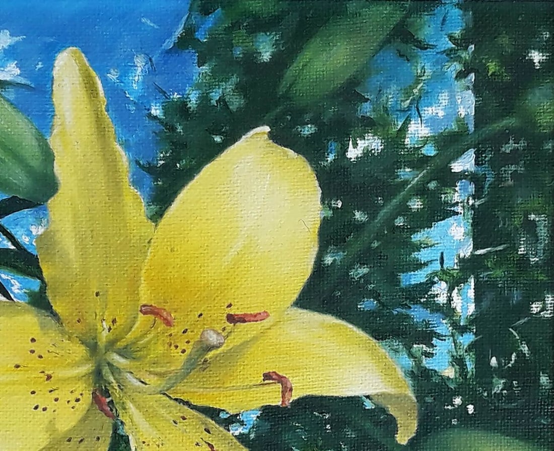 Oil painting Day-lily Korkishko Vasily - 4