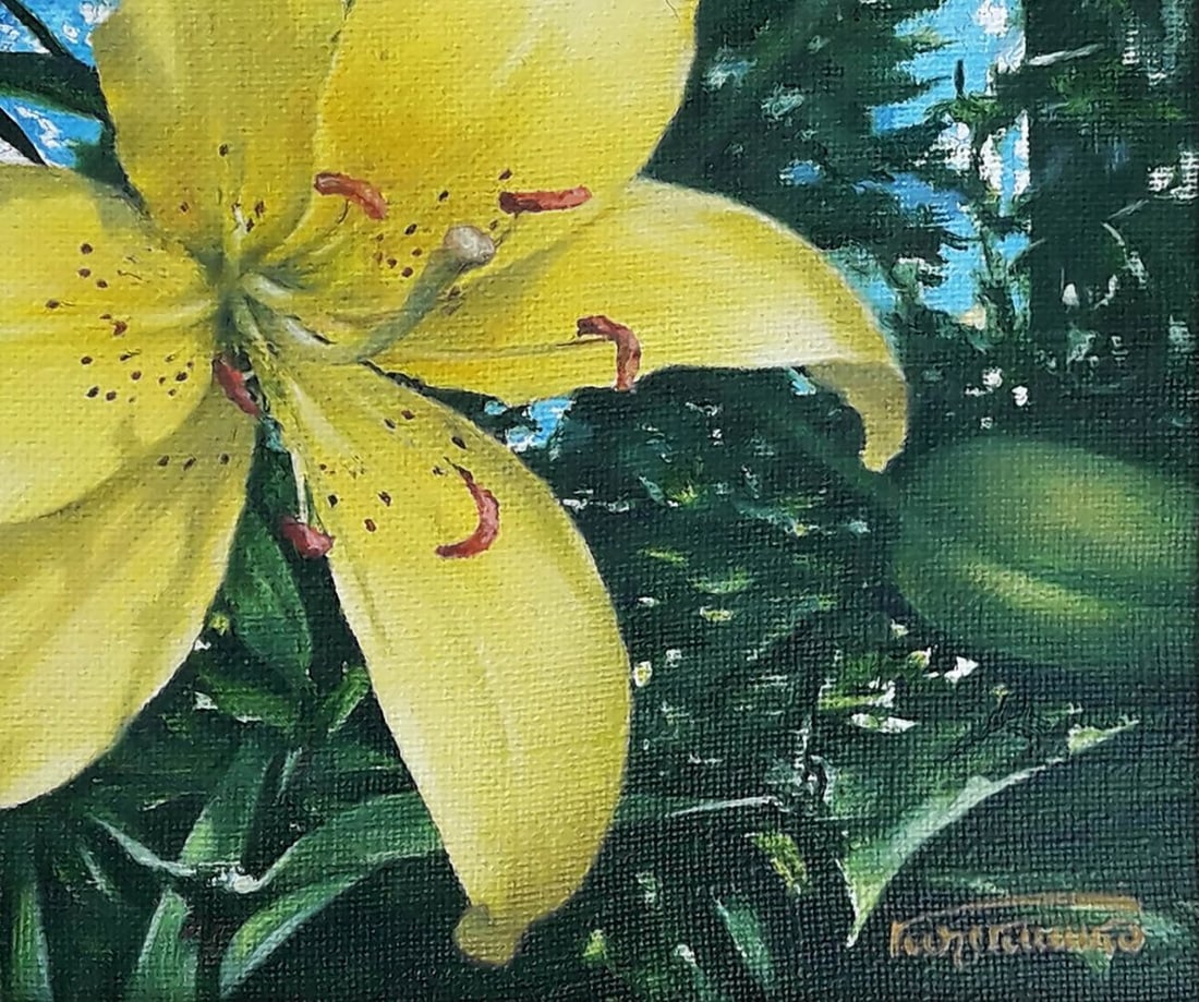 Oil painting Day-lily Korkishko Vasily - 6