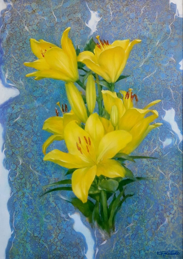 Oil painting Day-lily Korkishko Vasily - 2