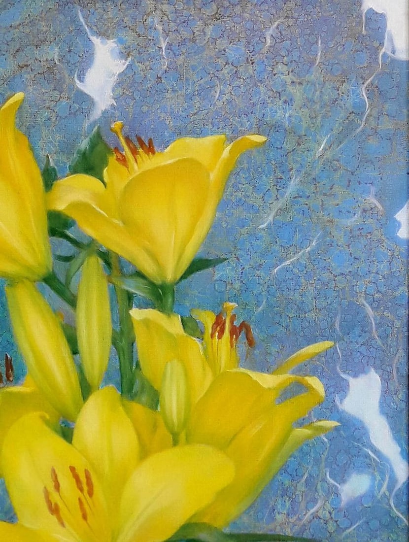 Oil painting Day-lily Korkishko Vasily - 4