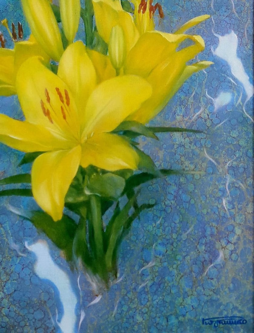 Oil painting Day-lily Korkishko Vasily - 6