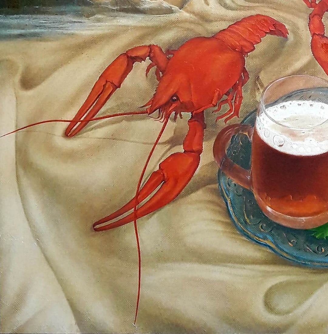 Oil painting Crayfish Korkishko Vasily - 5