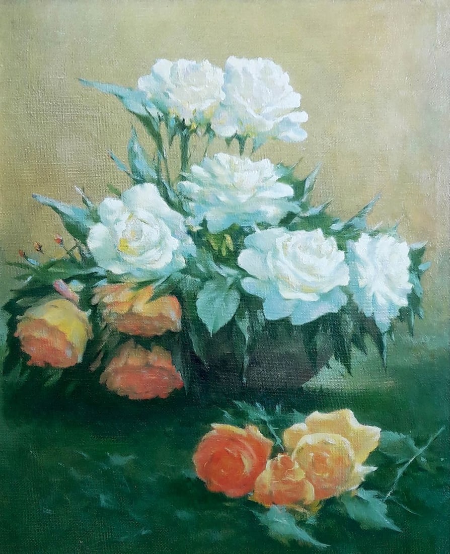 Oil painting Roses Korkishko Vasily - 2
