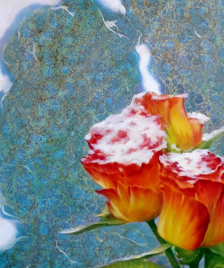 Oil painting Roses Korkishko Vasily - 3