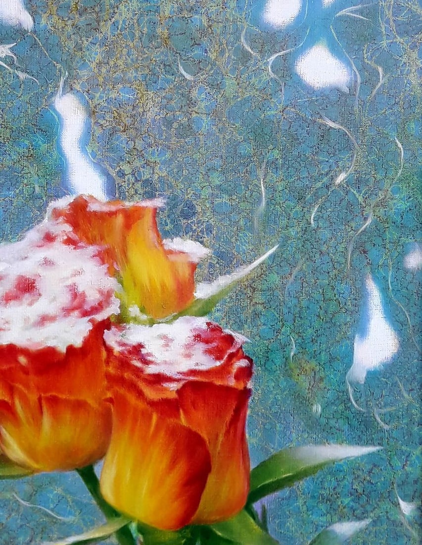 Oil painting Roses Korkishko Vasily - 4