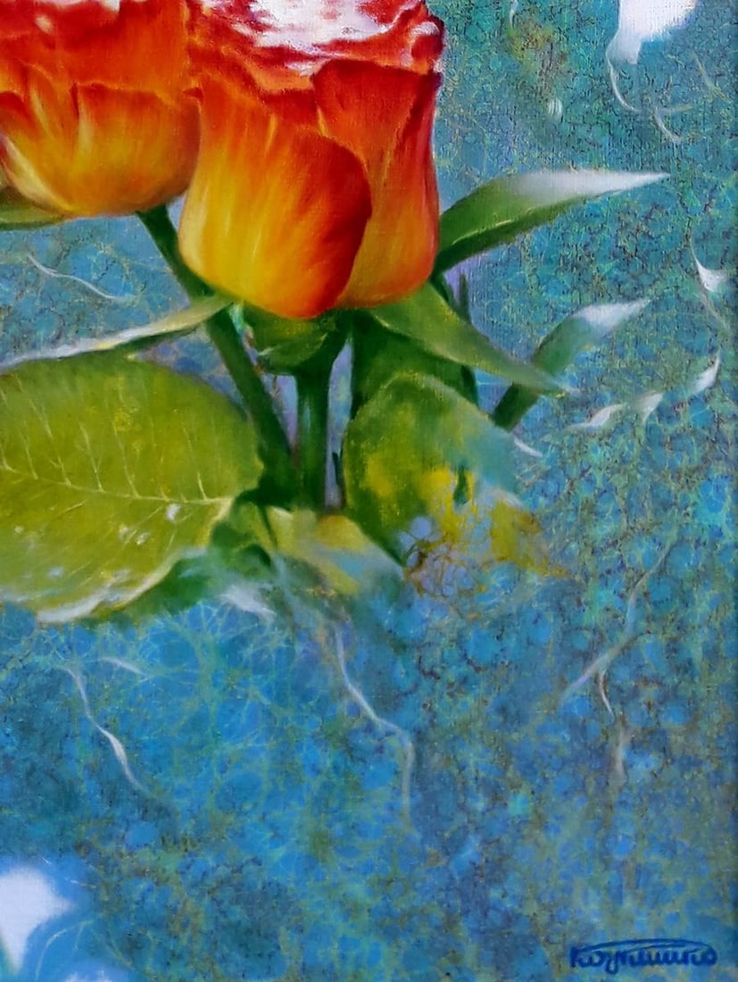 Oil painting Roses Korkishko Vasily - 6