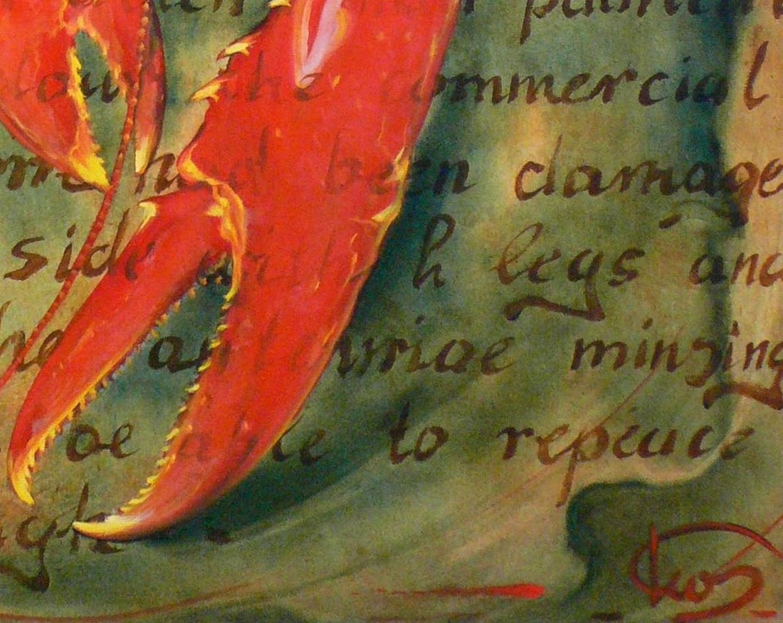 Oil painting Lobster Korkishko Vasily - 4