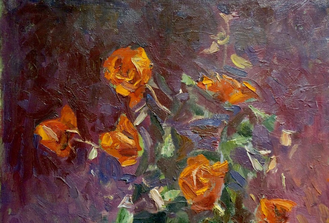 Oil painting Red roses Malyarenko Igor Alekseevich - 3