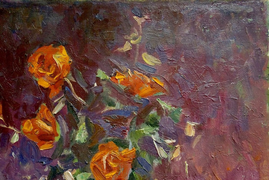 Oil painting Red roses Malyarenko Igor Alekseevich - 4