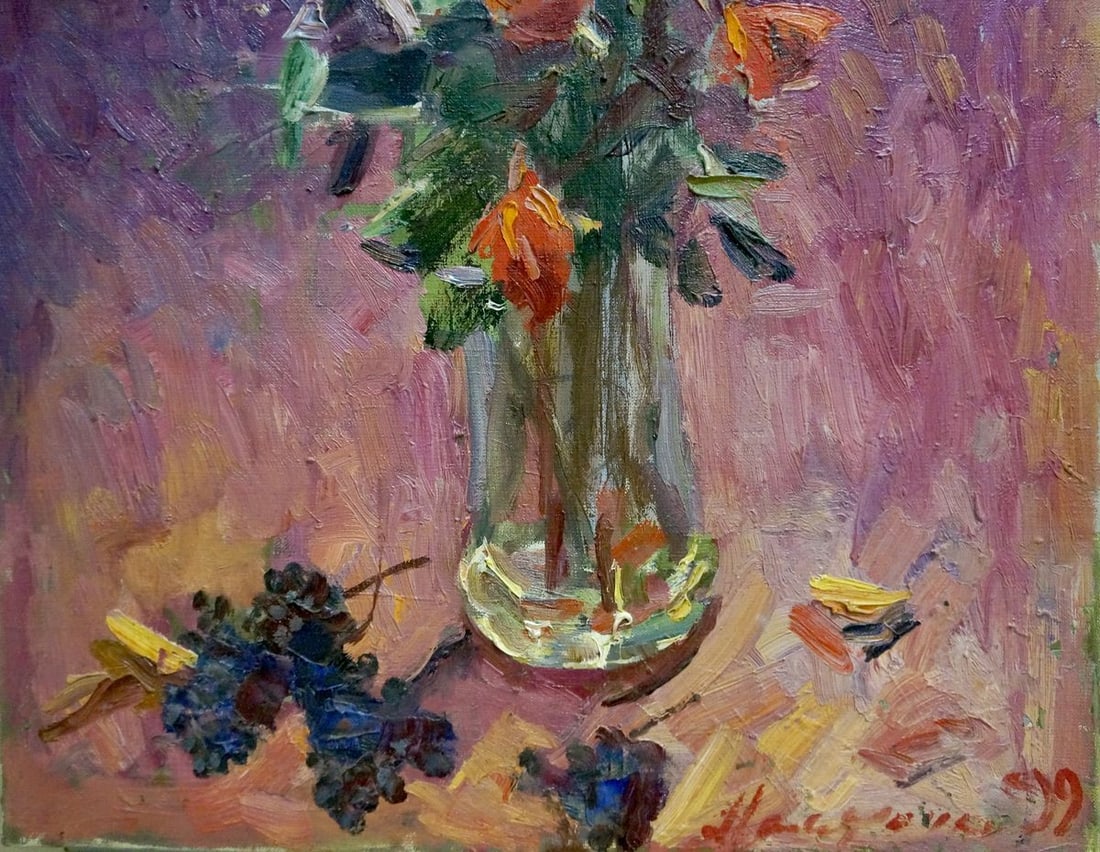Oil painting Red roses Malyarenko Igor Alekseevich - 5