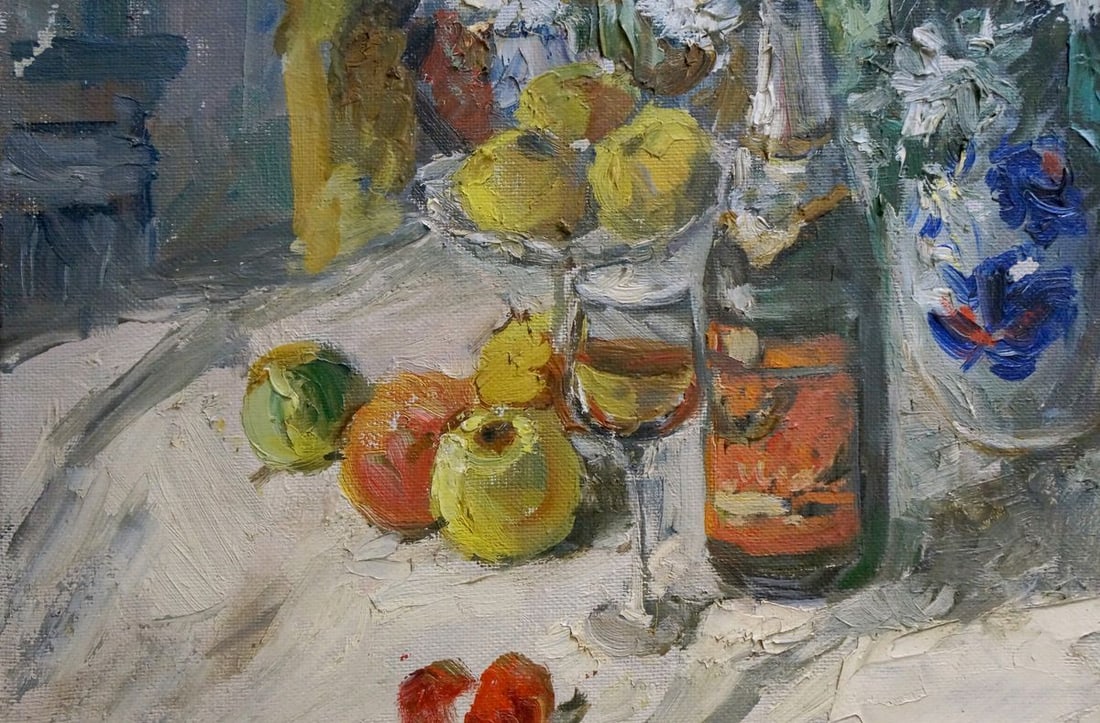 Oil painting Anniversary Still Life I. Olishevich - 2