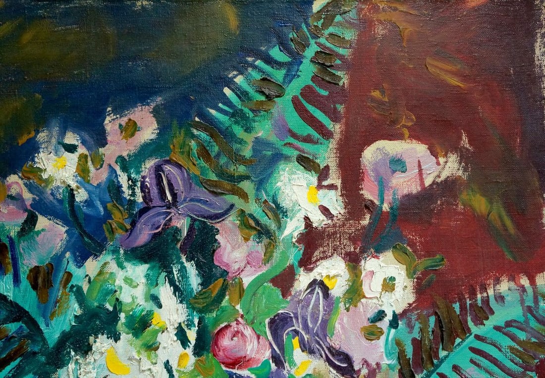Oil painting Beautiful bewitching flowers Patik Volodymyr Yosypovych - 5