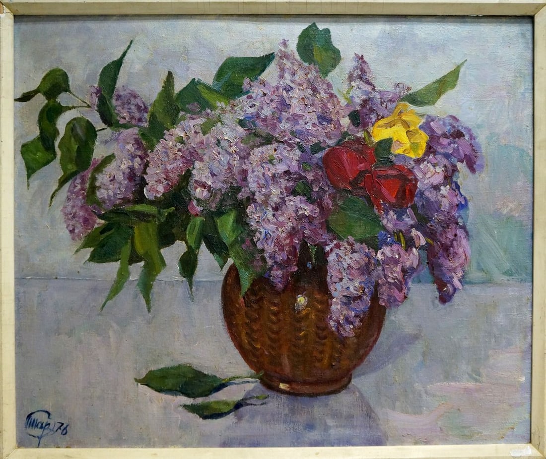 Oil painting Lilac
