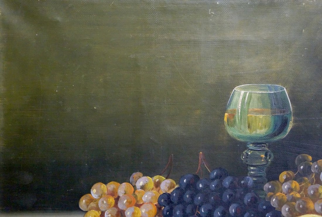 Oil painting Sweet joy. Grape - 3