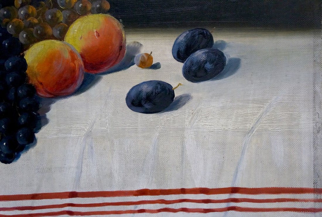 Oil painting Sweet joy. Grape - 5