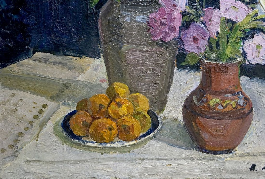 Oil painting Flowers Zhugan Vladimir Alexandrovich - 2
