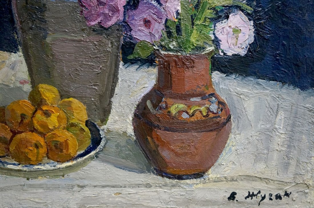 Oil painting Flowers Zhugan Vladimir Alexandrovich - 5