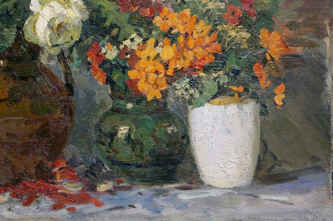 Oil painting Flowers Khodchenko Lev Pavlovich - 5