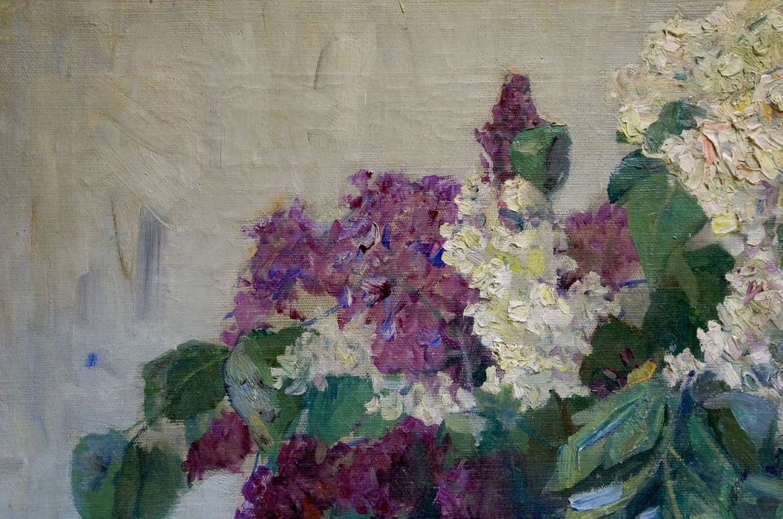 Oil painting Lilac bud Kerzhner Alexander Haskelevich - 3