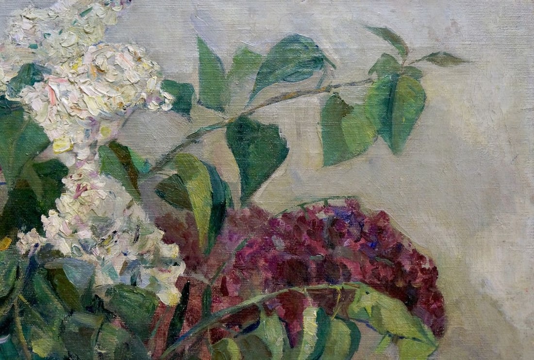 Oil painting Lilac bud Kerzhner Alexander Haskelevich - 4