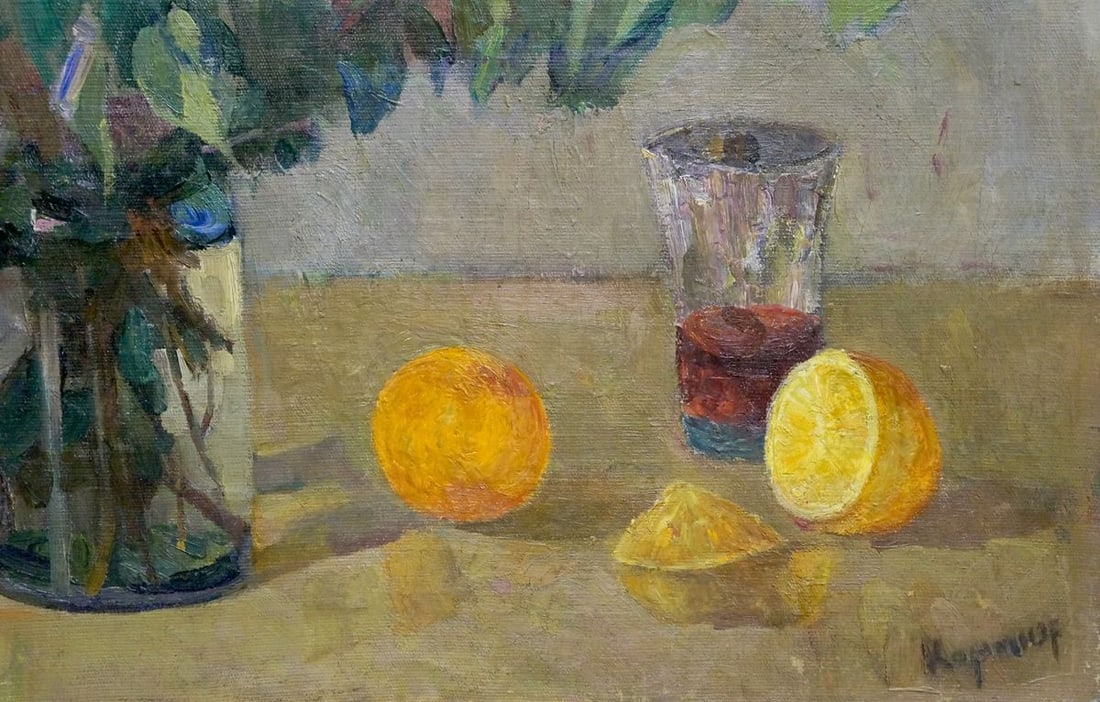 Oil painting Lilac bud Kerzhner Alexander Haskelevich - 5