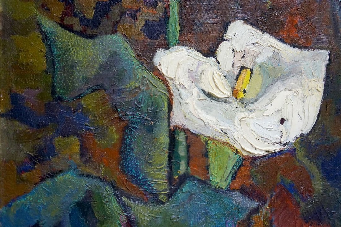 Oil painting Lilies Shevchuk Vasiliy Mikhaylovich - 3