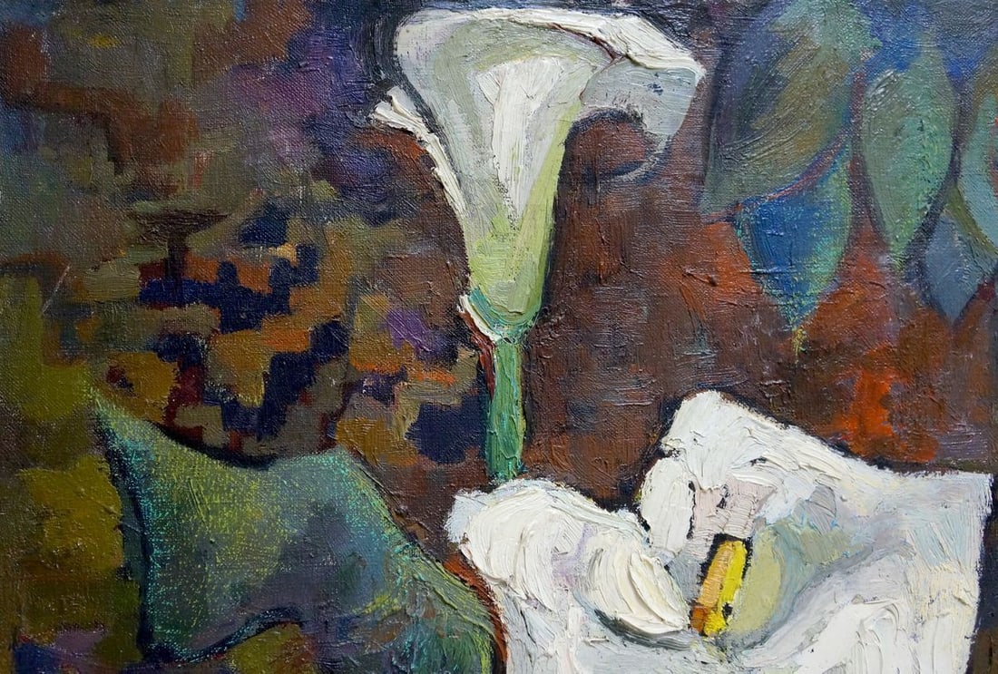 Oil painting Lilies Shevchuk Vasiliy Mikhaylovich - 4