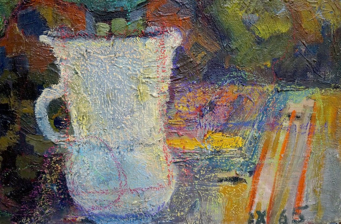 Oil painting Lilies Shevchuk Vasiliy Mikhaylovich - 6