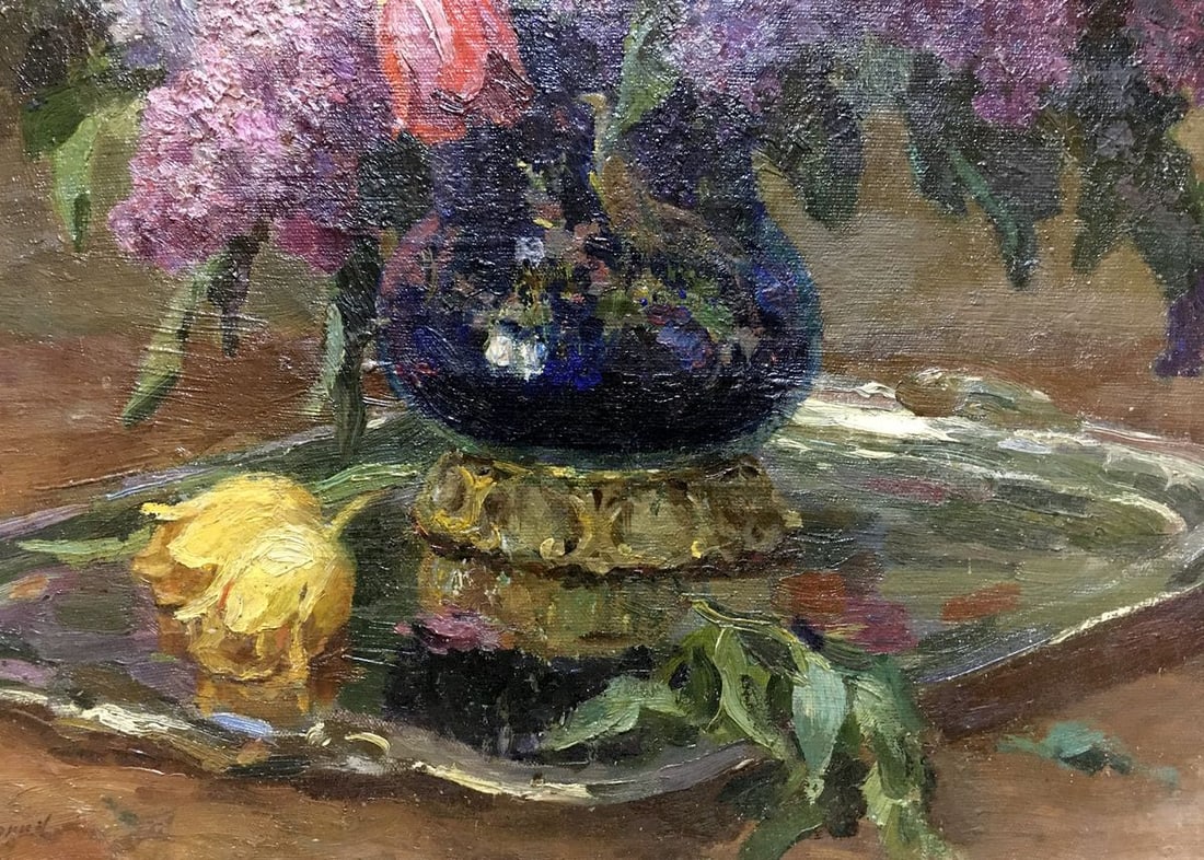 Oil painting Flowers - 9