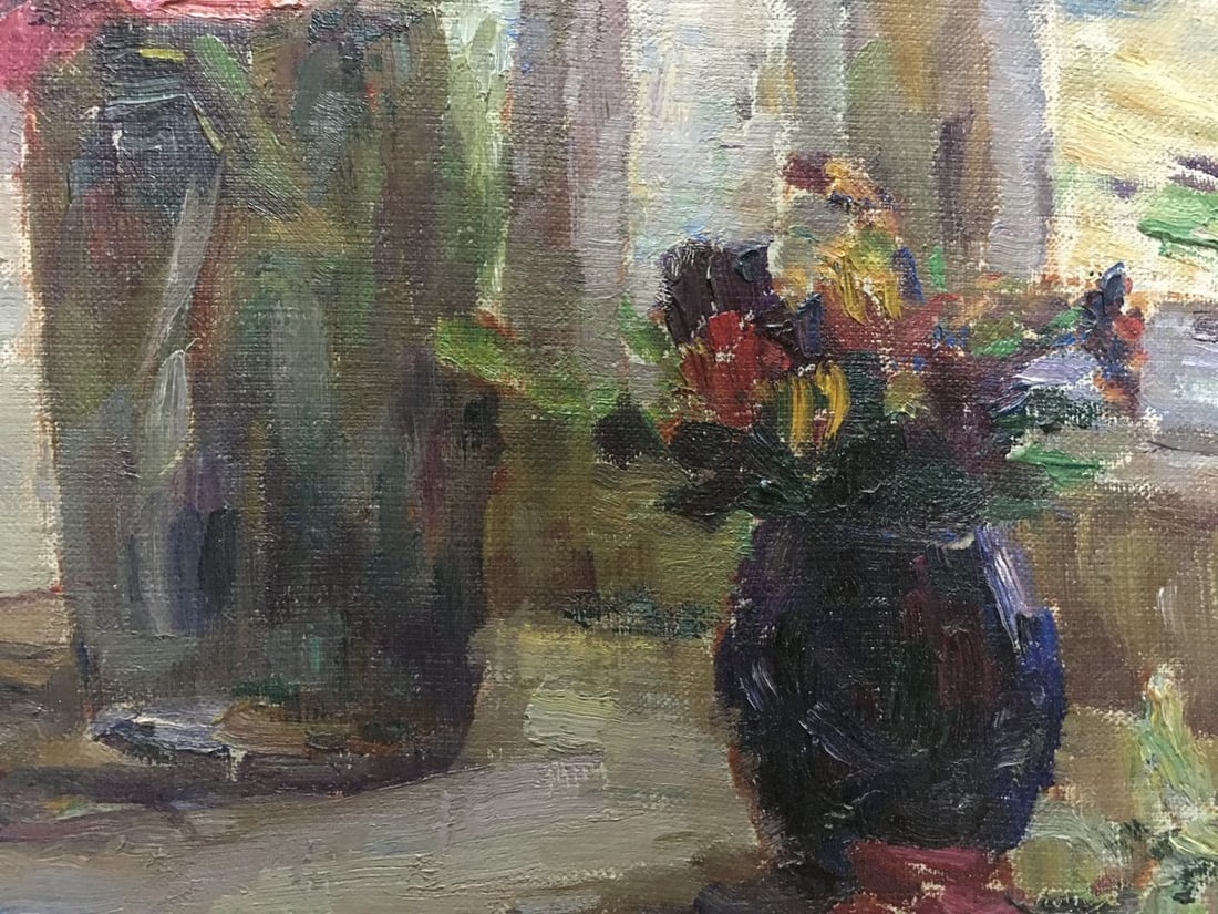 Oil painting Still life of roses Kurnakov Georgy Vasilievich - 10