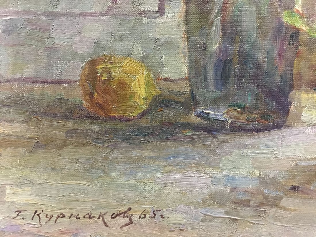 Oil painting Still life of roses Kurnakov Georgy Vasilievich - 8