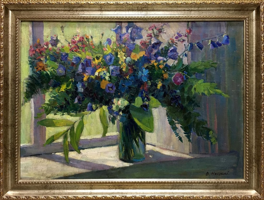 Oil painting Forest flowers Nesukai Vera Yakovlevna (1 of 16)